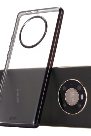 For Huawei Mate 40 Pro GEBEI Shockproof Plating PC Protective Case, Black, Gold, Green