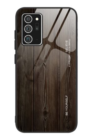 Wood Grain Glass Protective Case, For Samsung Galaxy Note20, For Samsung Galaxy Note20 Ultra, For Xiaomi Mi 10 Pro, For Xiaomi 10T / 10T Pro, For Xiaomi Mi CC9, For Xiaomi Poco X3 NFC, For Xiaomi Redmi K30 Pro, For Xiaomi Redmi Note 9S
