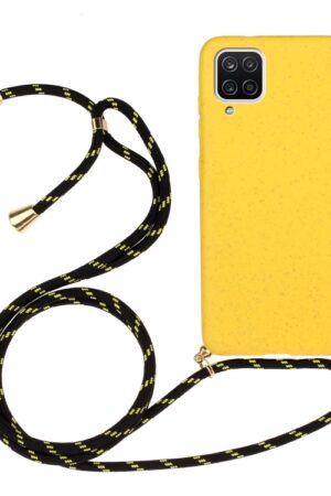 Wheat Straw Material + TPU Protective Case with Lanyard, For Samsung Galaxy A02s, For Samsung Galaxy A12, For Samsung Galaxy A31, For Samsung Galaxy A32 5G, For Huawei P smart 2021, For Samsung Galaxy A52 5G / 4G, For Samsung Galaxy A72 5G / 4G