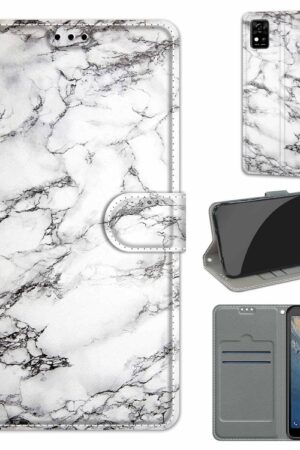 Voltage Coloured Drawing Magnetic Clasp Horizontal Flip PU Leather Case with Holder & Card Slots