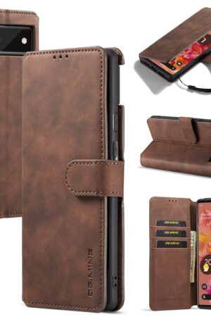 DG.MING Retro Oil Side Horizontal Flip Leather Case with Holder & Card Slots & Wallet, For OnePlus Nord 2, For Google Pixel 5A 5G, For Google Pixel 6, For Google Pixel 6 Pro, For Huawei P50, For Huawei P50 Pro, For Samsung Galaxy A53 5G...