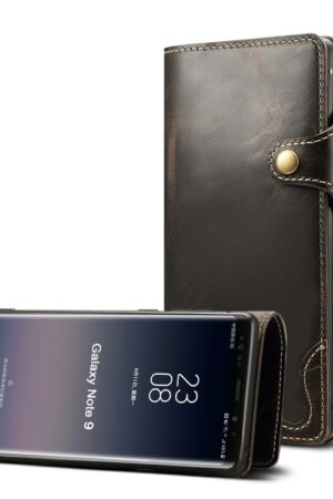 Denior Oil Wax Cowhide Magnetic Button Horizontal Flip Leather Case with Card Slots & Wallet, For Galaxy Note9, For Huawei Mate 20, For Huawei Mate 20 Pro, For Galaxy S10, For Galaxy S10e, For Galaxy S10 Plus, For Galaxy Note 10, For Galaxy Note 10 Plu...