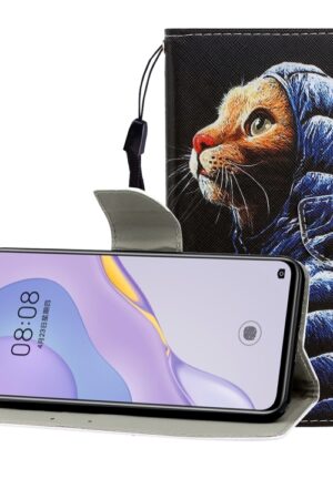 Colored Drawing Horizontal Flip Leather Case with Holder & Card Slot & Wallet, For Huawei Nova 7 Pro, For Huawei Nova 7 SE, For Huawei P40 Lite E