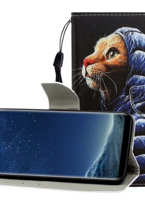 Colored Drawing Horizontal Flip Leather Case with Holder & Card Slot & Wallet, For Galaxy S8, For Galaxy S8 Plus, For Galaxy S9