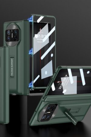 GKK Integrated Magnetic Folding Hinge Supercar Phone Case, For Huawei Mate X3