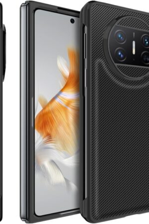 imak Ruiyi Series Carbon Fiber PU + PC Phone Case, For Huawei Mate X3, For Huawei Pocket 2