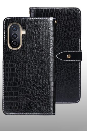 idewei Crocodile Texture Leather Phone Case, For Huawei nova Y71