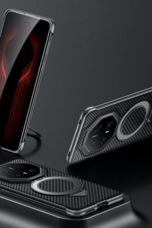 SULADA Kevlar Texture MagSafe Magnetic Holder Phone Case, For Huawei Mate 70 RS Ultimate, For Huawei Mate 70 Pro / Mate 70 Pro+, For Huawei Mate 70, For Huawei Pura 70 Pro, For Huawei Pura 70, For Huawei Mate 60 Pro / Mate 60 Pro+, For Huawei Mate 60