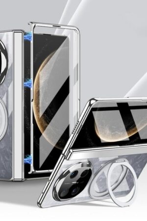 GKK Integrated Magnetic Folding Hinge Ultra-thin Phantom Phone Case with Rotating Stand, For Huawei Mate X6