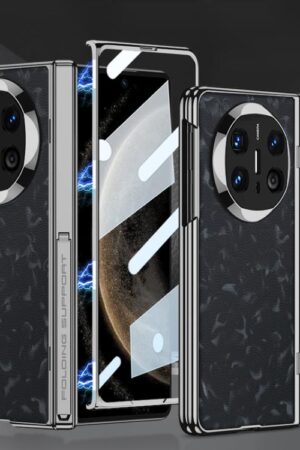 GKK Integrated Magnetic Fold Hinge Phantom Leather Nebula Phone Case, For Huawei Mate X6