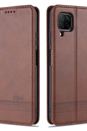 AZNS Magnetic Calf Texture Horizontal Flip Leather Case with Card Slots & Holder & Wallet, For Huawei P40 Lite / nova 6 SE, For Huawei Honor V30