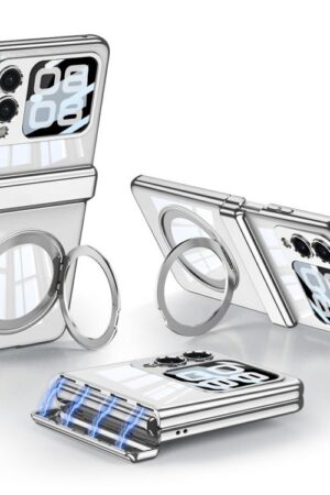 GKK Folding Magnetic Hinge Phantom Phone Case with Rotating Stand, For Huawei nova Flip