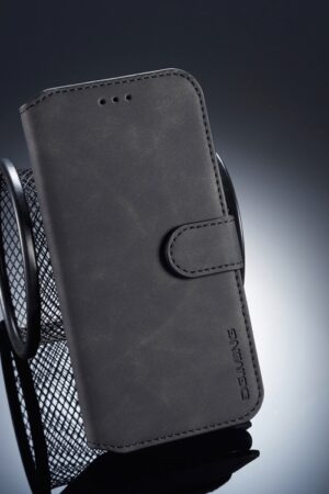 DG.MING Retro Oil Side Horizontal Flip Case for Huawei P20 Lite / Nova 3e, with Holder & Card Slots & Wallet, Huawei P20 Lite / Nova 3e