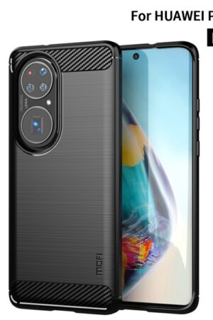 MOFI Gentleness Series Brushed Texture Carbon Fiber Soft TPU Case, For Huawei P50 Pro, For Xiaomi Mi 11 Ultra, For OnePlus 8