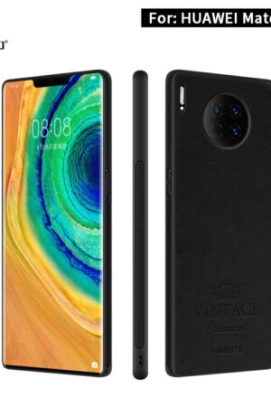 PINWUYO Pin Rui Series Classical Leather, PC + TPU + PU Leather Waterproof and Anti-fall All-inclusive Protective Case, For Huawei Mate 30 Pro