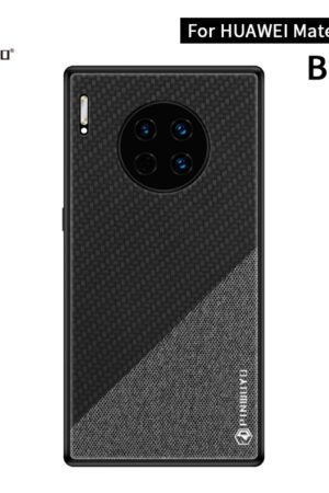 PINWUYO Rong Series  Shockproof PC + TPU+ Chemical Fiber Cloth Protective Cover, For Huawei Mate 30 Pro